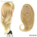 Aplique Rabo De Cavalo Cabelo Cordão Bio Fibra Resistente a Altas Temperaturas Cacheado Curto Ondulado 40cm 135g “BETHANIA”-MODA