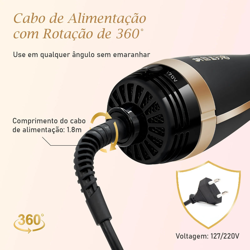 127/220V Hot Comb Secador Elétrico e Escova Alisadora Profissional Secador de Cabelo Secador de Cabelo