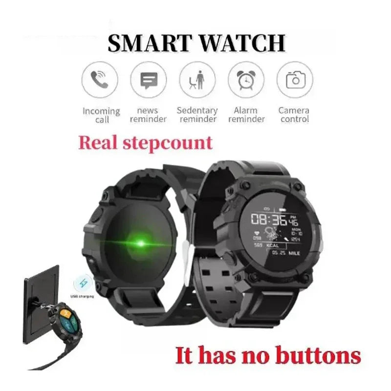 Relógio inteligente Real Stepcount Multifuncional Step Connected Smart Watch para homens e mulheres IP68 Adequado para IOS e Android