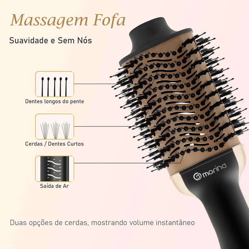 127/220V Hot Comb Secador Elétrico e Escova Alisadora Profissional Secador de Cabelo Secador de Cabelo