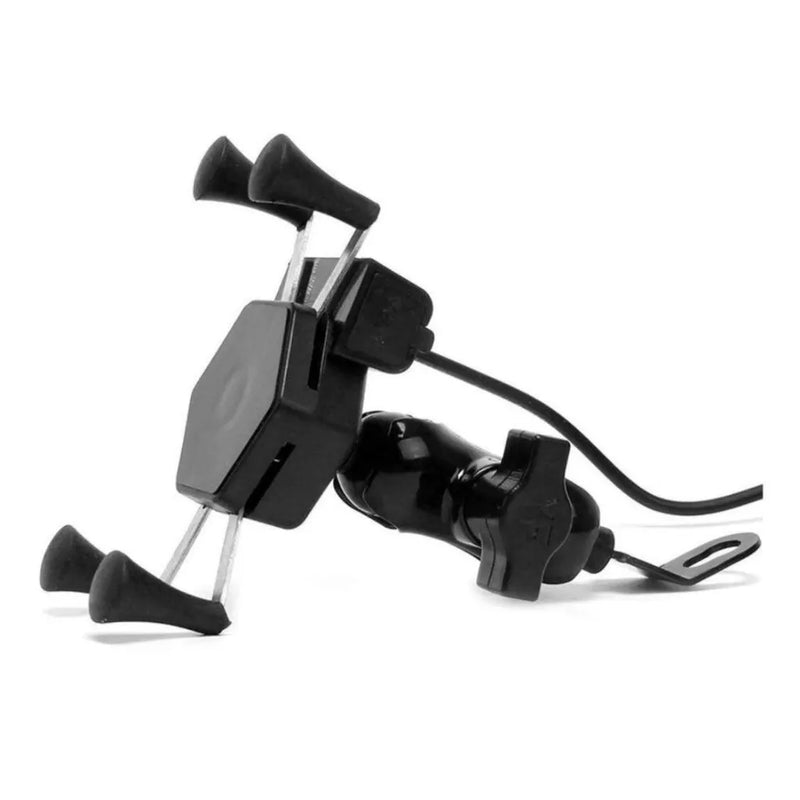 Suporte universal para celular de motocicleta com carregador USB